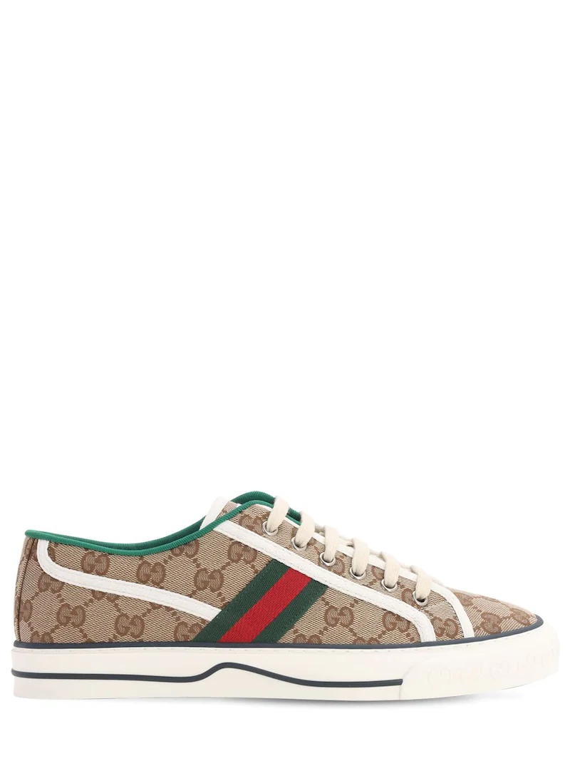 10MM GUCCI TENNIS 1977 CANVAS SNEAKERS - 1