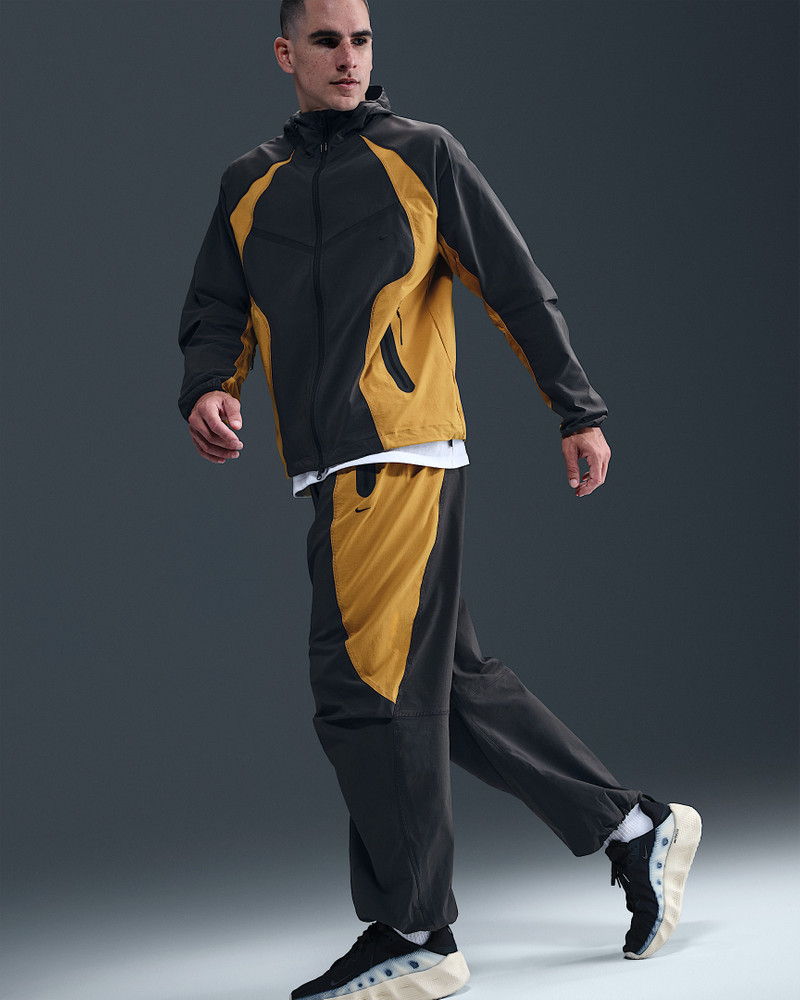 Nike 기술 남자의 말 길쌈된 색깔 구획 느슨한 Fit 바지 5