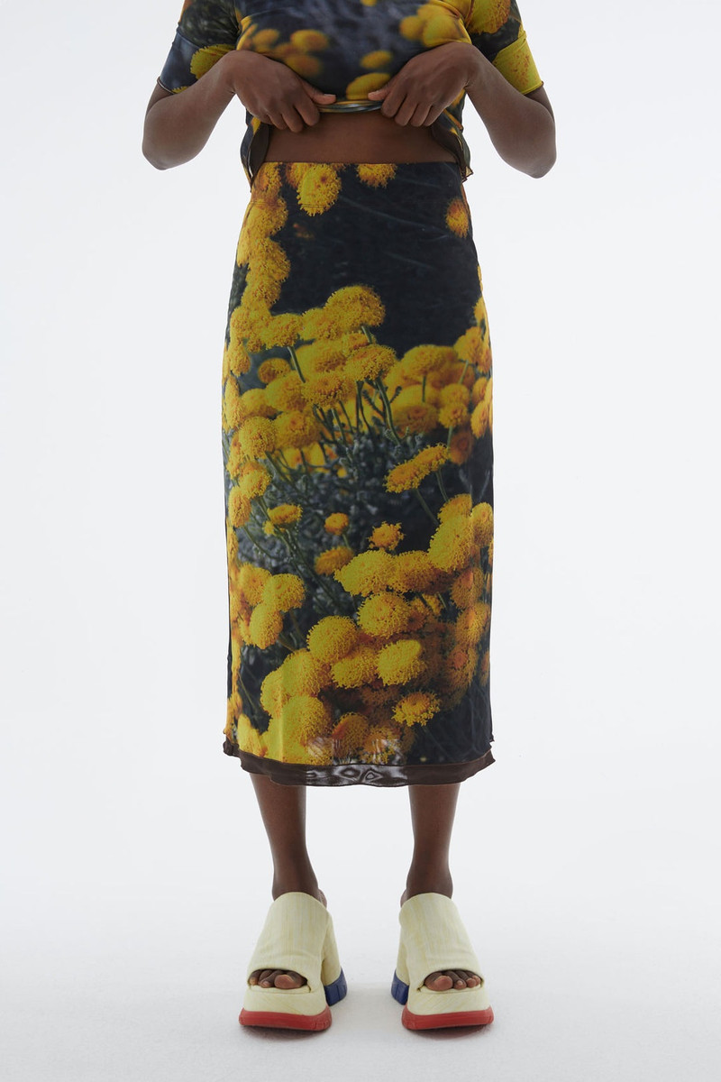 TULLE SKIRT WITH FLOWER PRINT 1