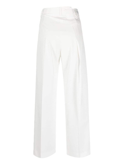 MM6 Maison Margiela pleated high-waist tailored trousers outlook