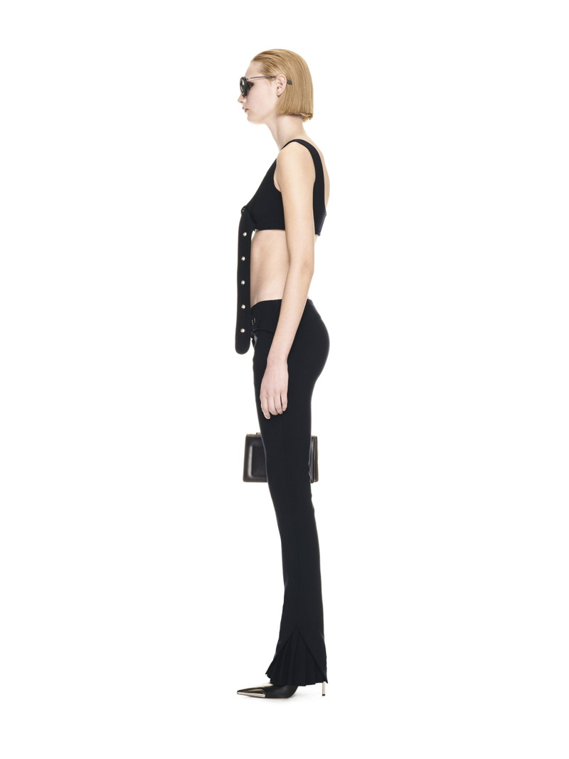 Stretch Wo Belt Slim Pant Cobalt Blue N 3