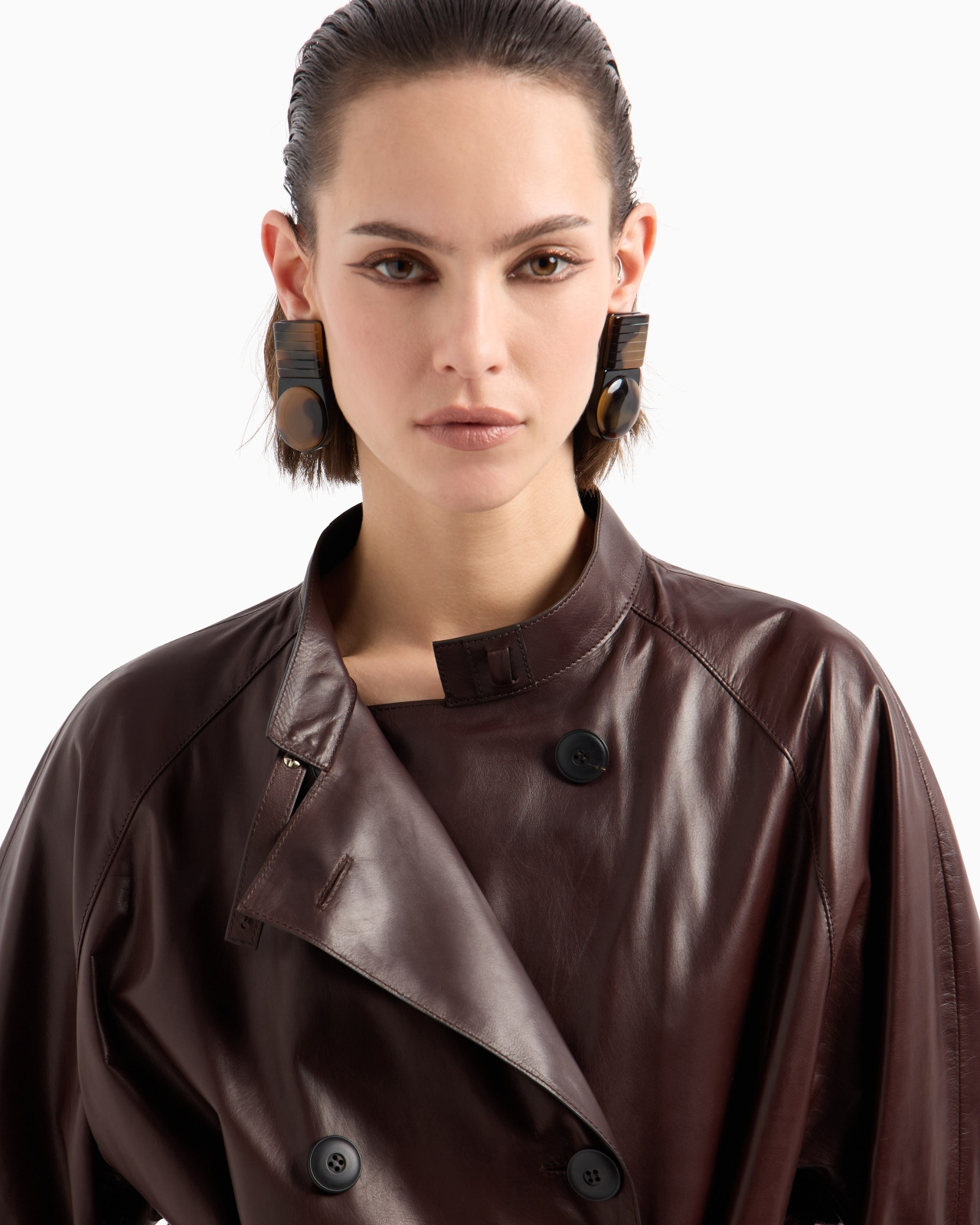 NAPPA LEATHER TRENCH COAT - 5