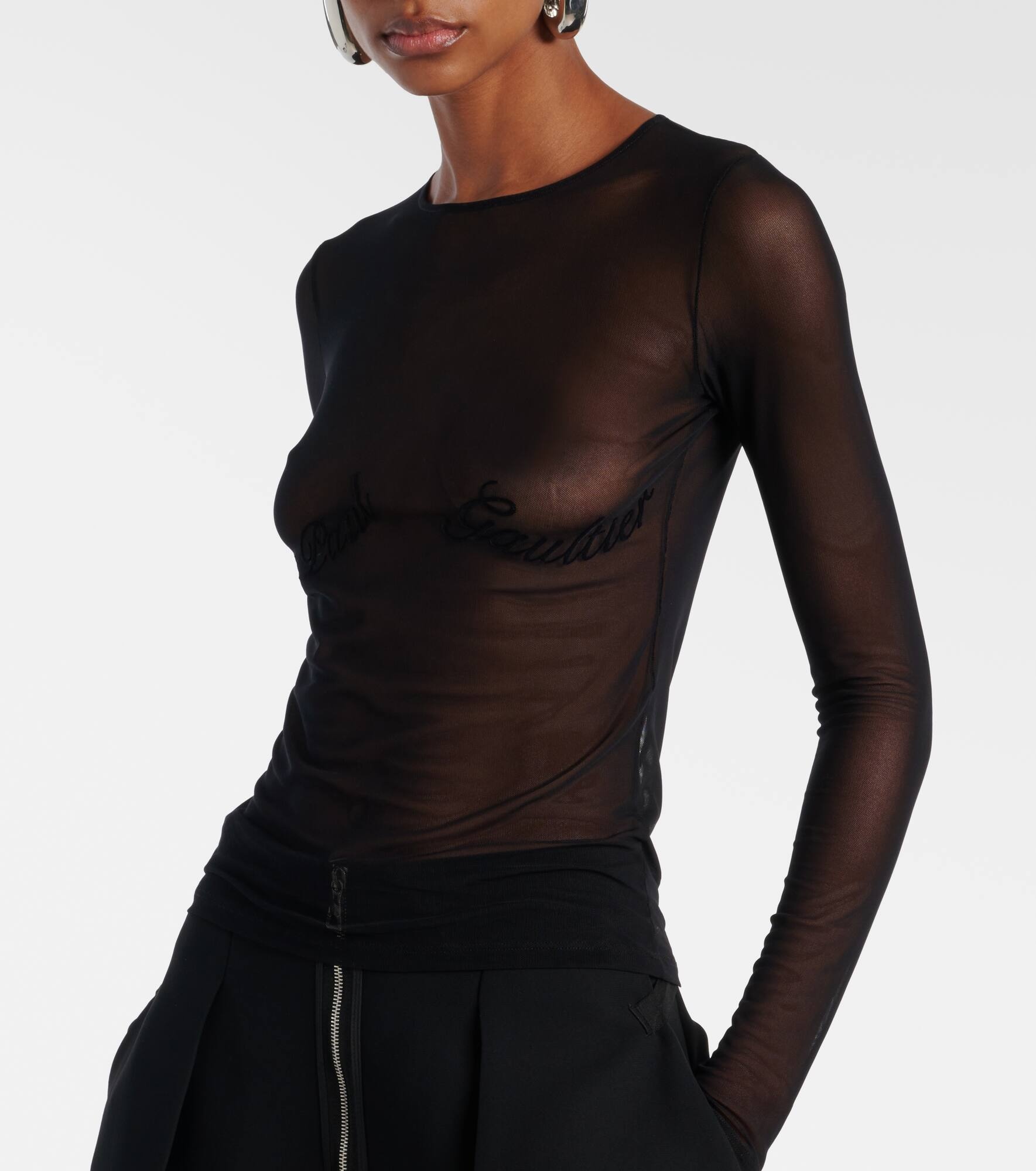 Sheer mesh top - 5