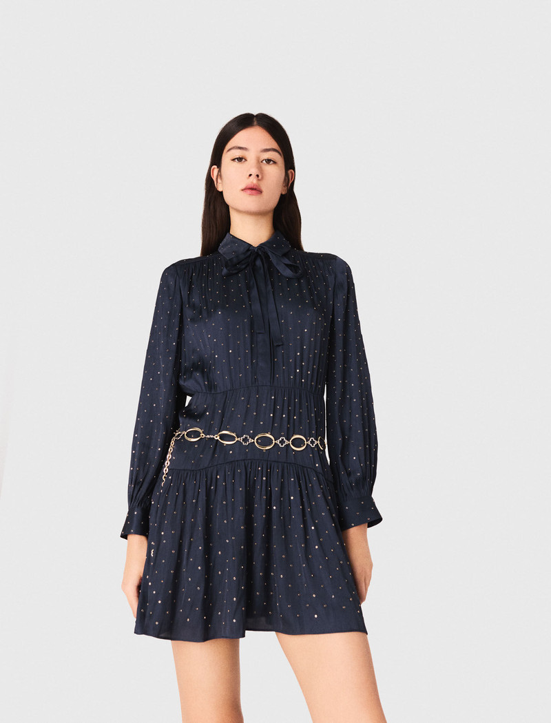 Studded flowing shirt dress 5