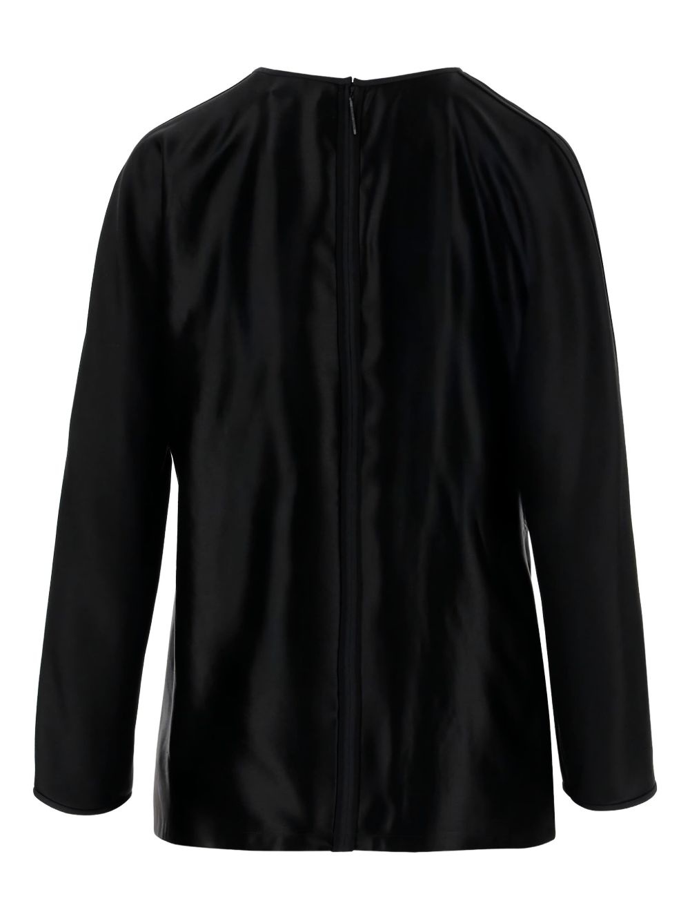 silk long-sleeve blouse - 2