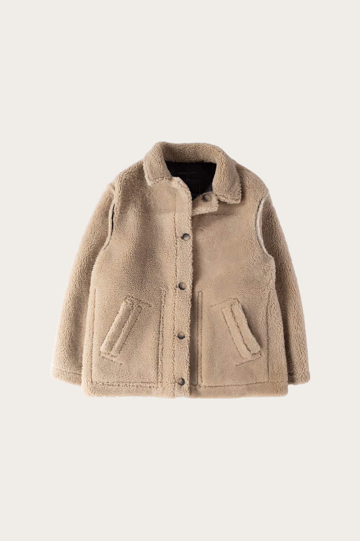 Reversbile Leather/Shearling Jacket - Black/Brown - 2