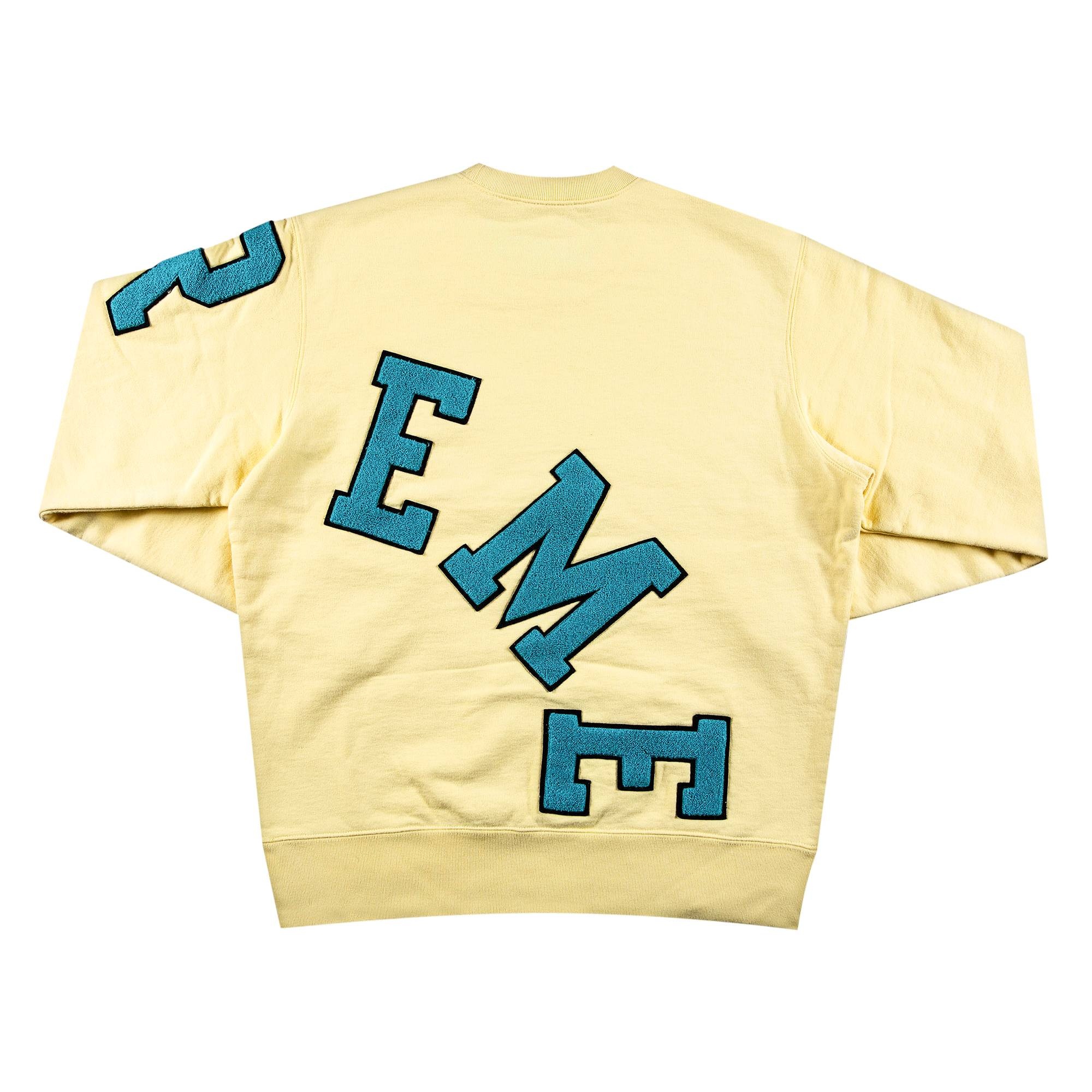 Supreme Big Arc Crewneck 'Light Yellow' - 2