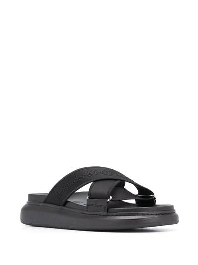 Alexander McQueen oversized hybrid slides outlook