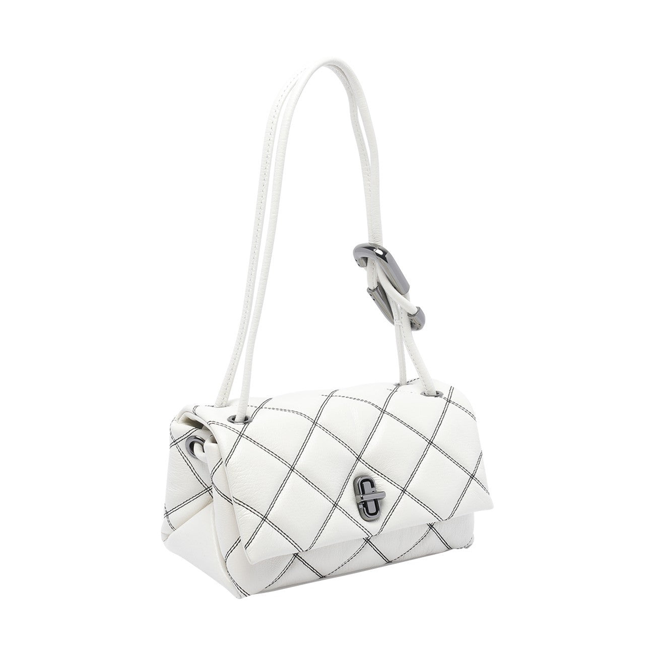 Marc Jacobs Women The Bi-Color Quilted Mini Dual Shoulder Bag - 2