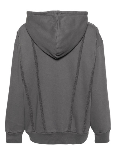 adidas DSTSD distressed cotton hoodie outlook