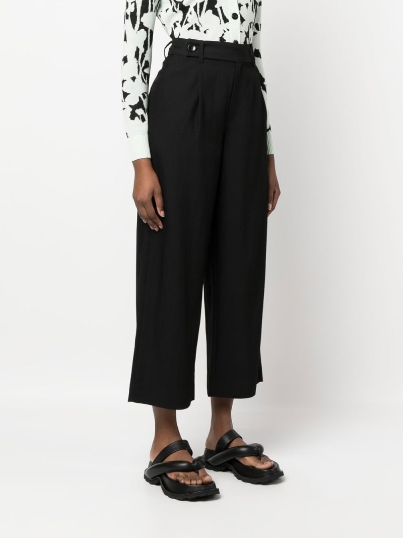 Drapey Suiting Wide Leg Pant - 3