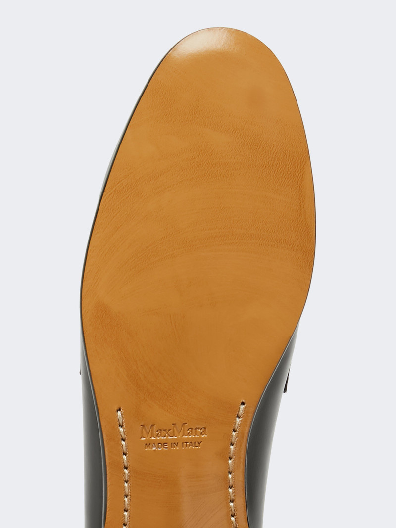 REGENTMOC Semi-glossy leather moccasins 5