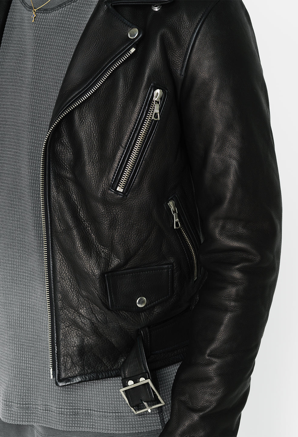 LEATHER MOTO JACKET - 11