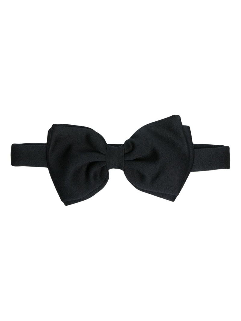 LARDINI satin-finish bow tie outlook
