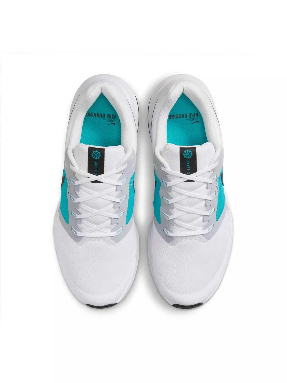 Run Swift 3 "White/Dusty Cactus/Wolf Grey/Black" Men's Running Shoe - 4