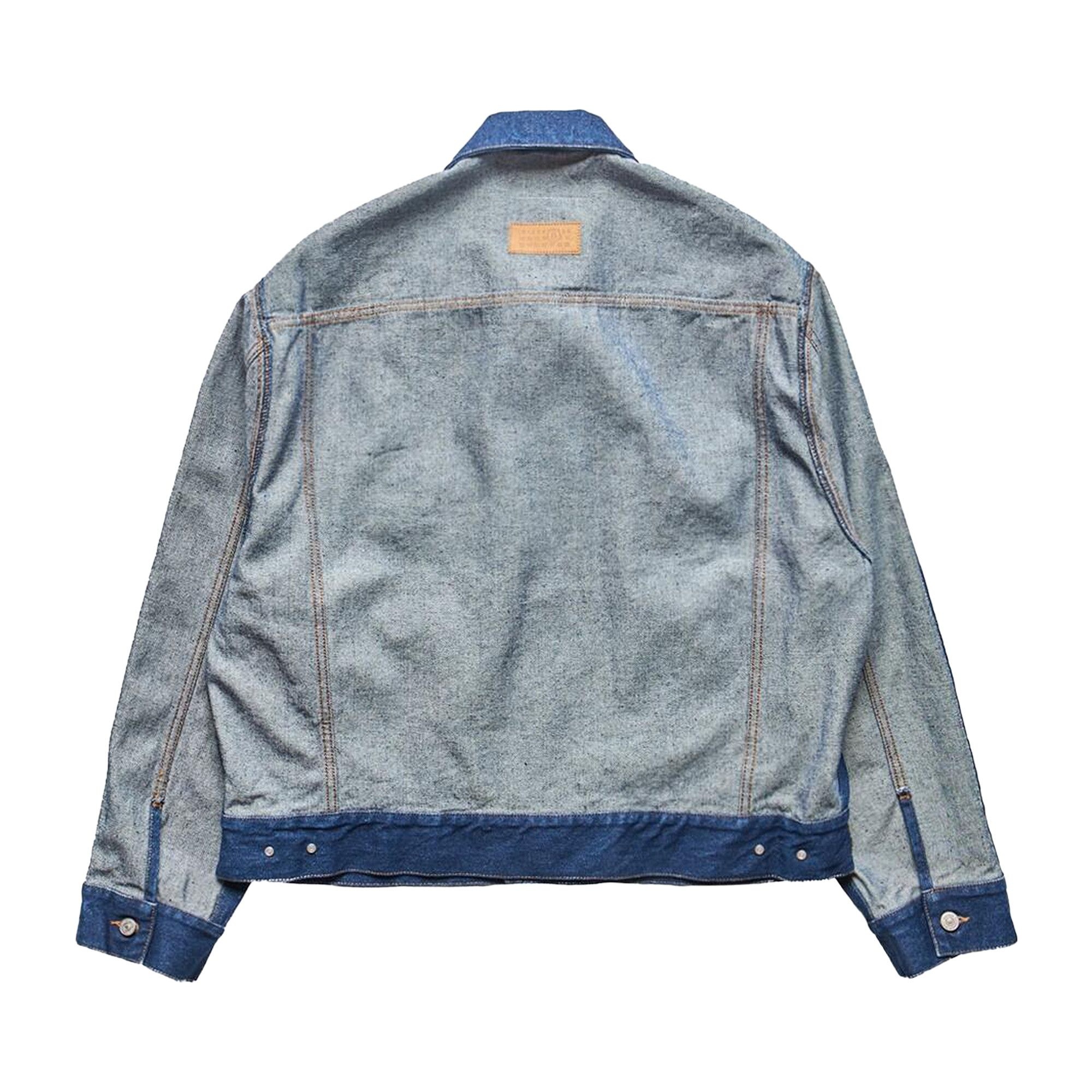 MM6 Maison Margiela Split Reversed Denim Jacket 'Blue' - 2