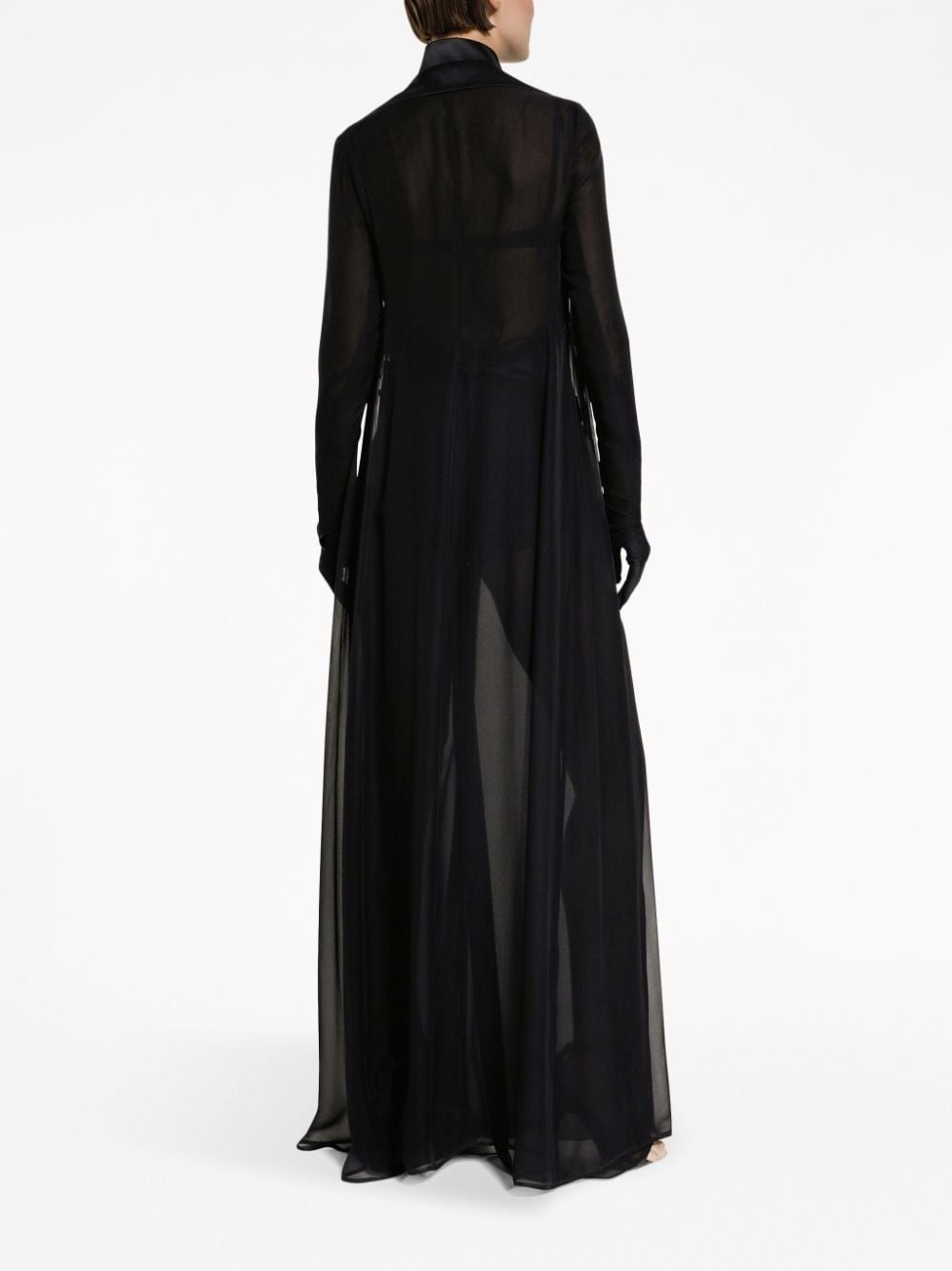 wide-leg stretch-silk trousers - 3