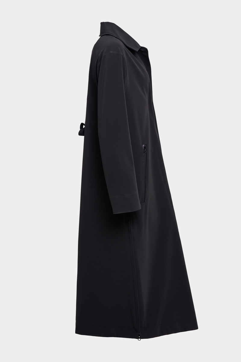 Hornstull Matte Long Raincoat Black 5