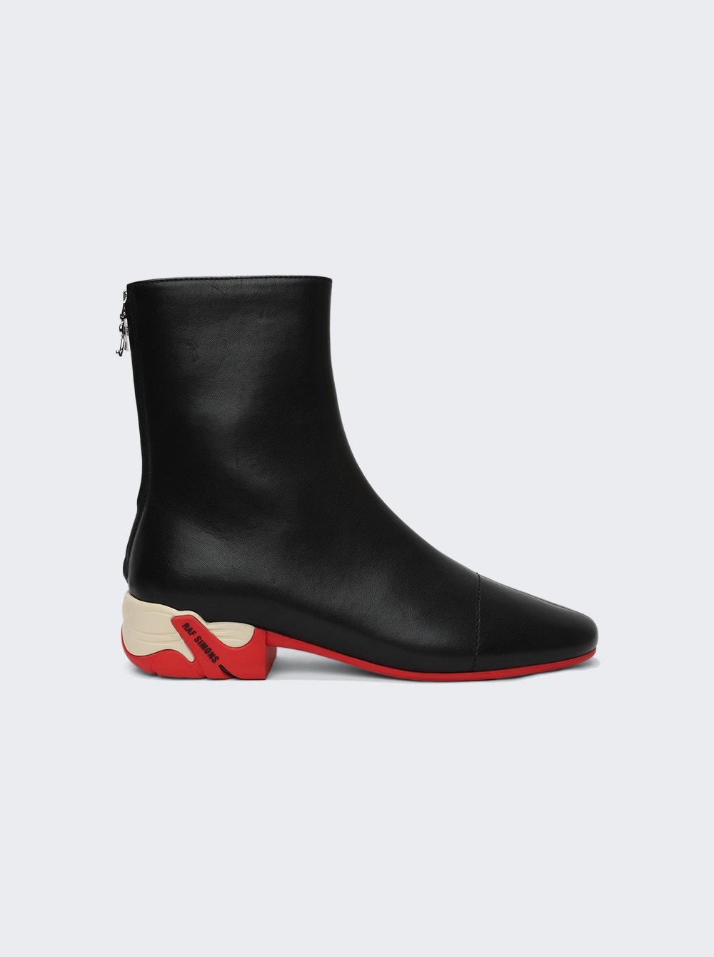 Solaris High Boots Black Cream And Red - 1