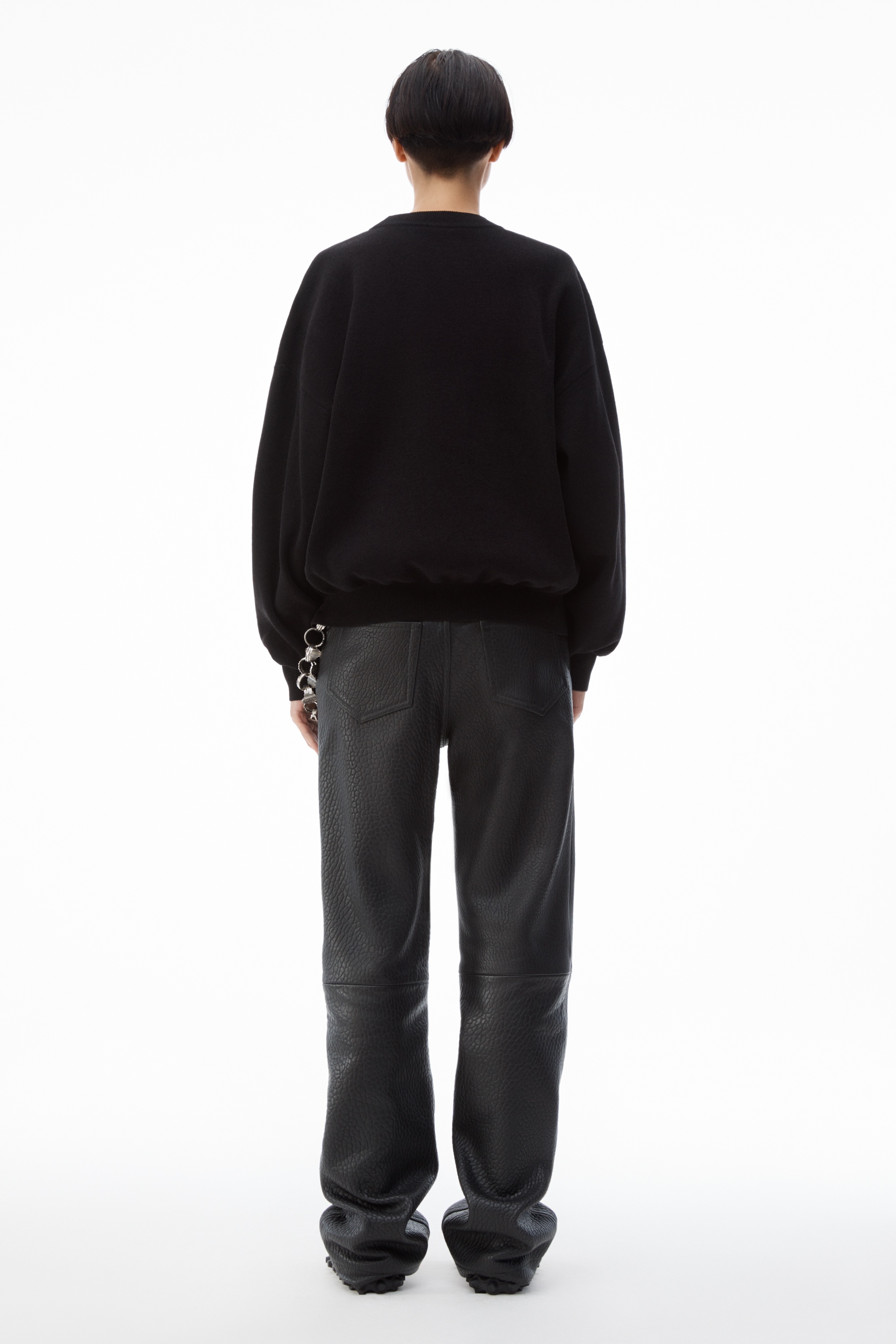 PULLOVER SWEATER IN RIBBED CHENILLE - 4