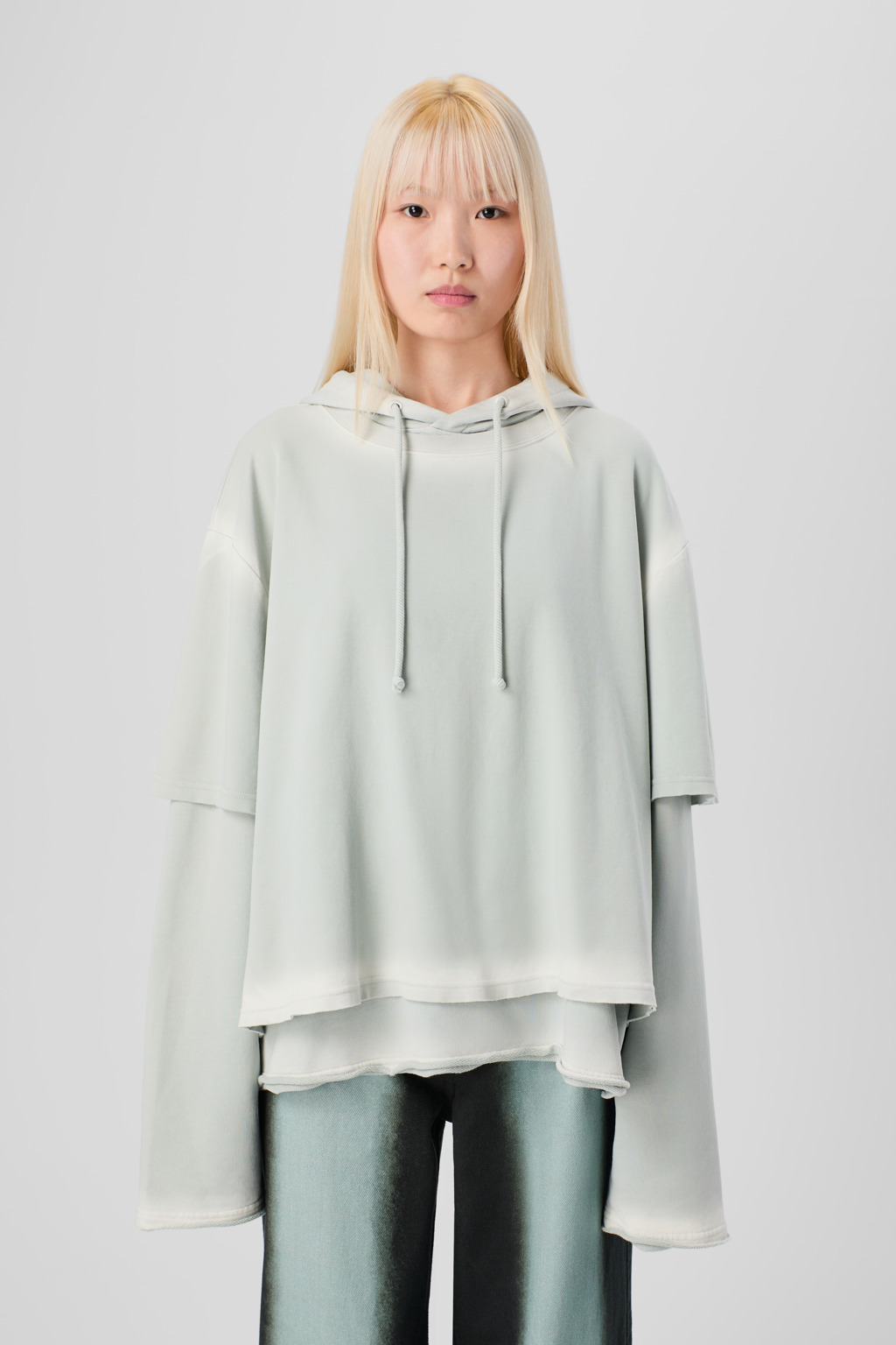 Faded gray Organic Cotton Hoodie - 2
