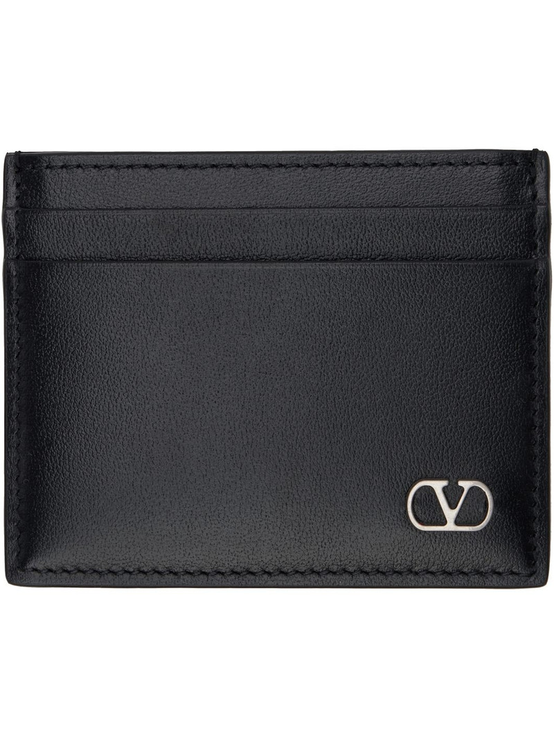 Black Vlogo Signature Card Holder 1