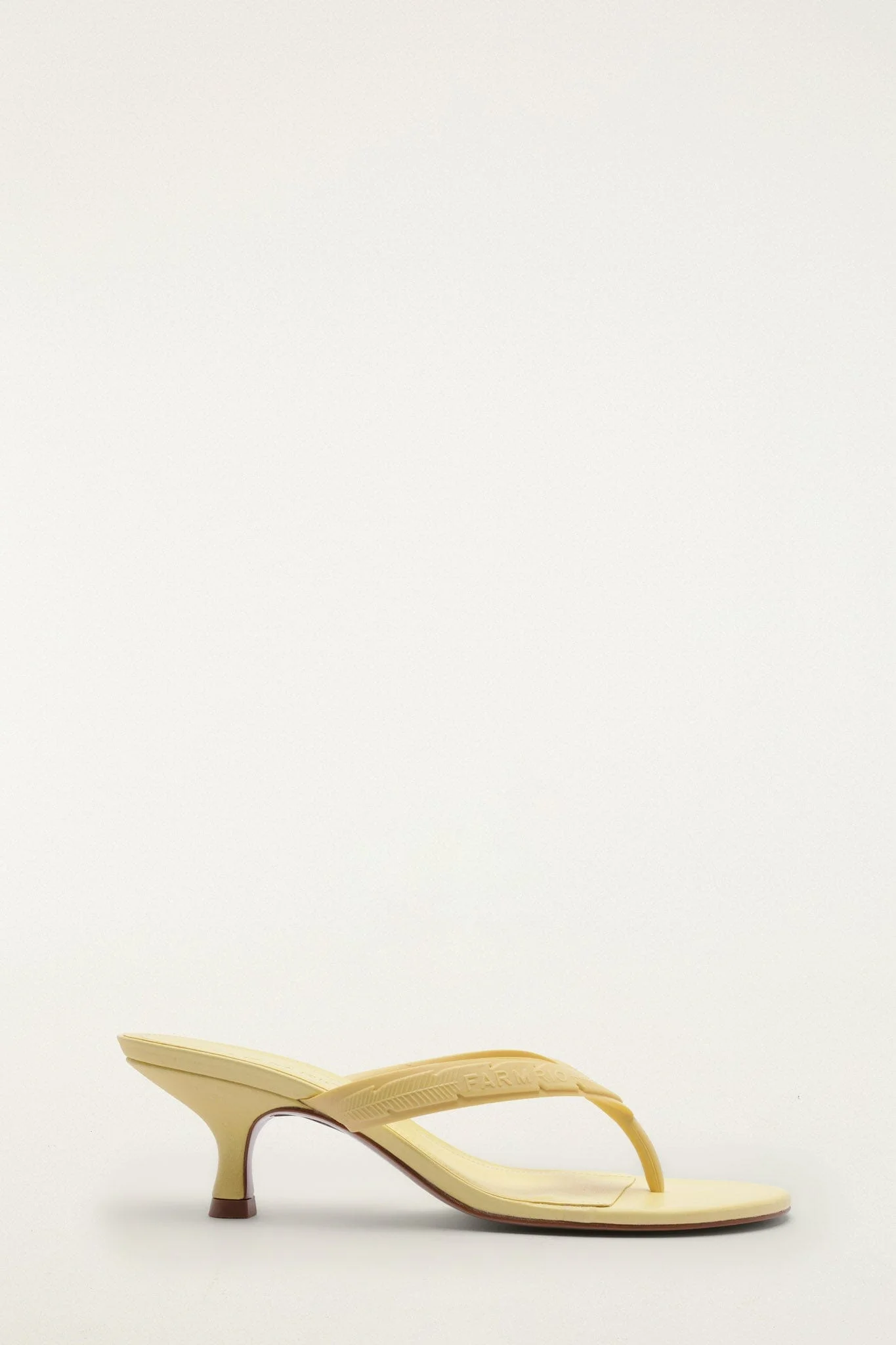 Yellow Rob Kitten Heeled Sandal - 1