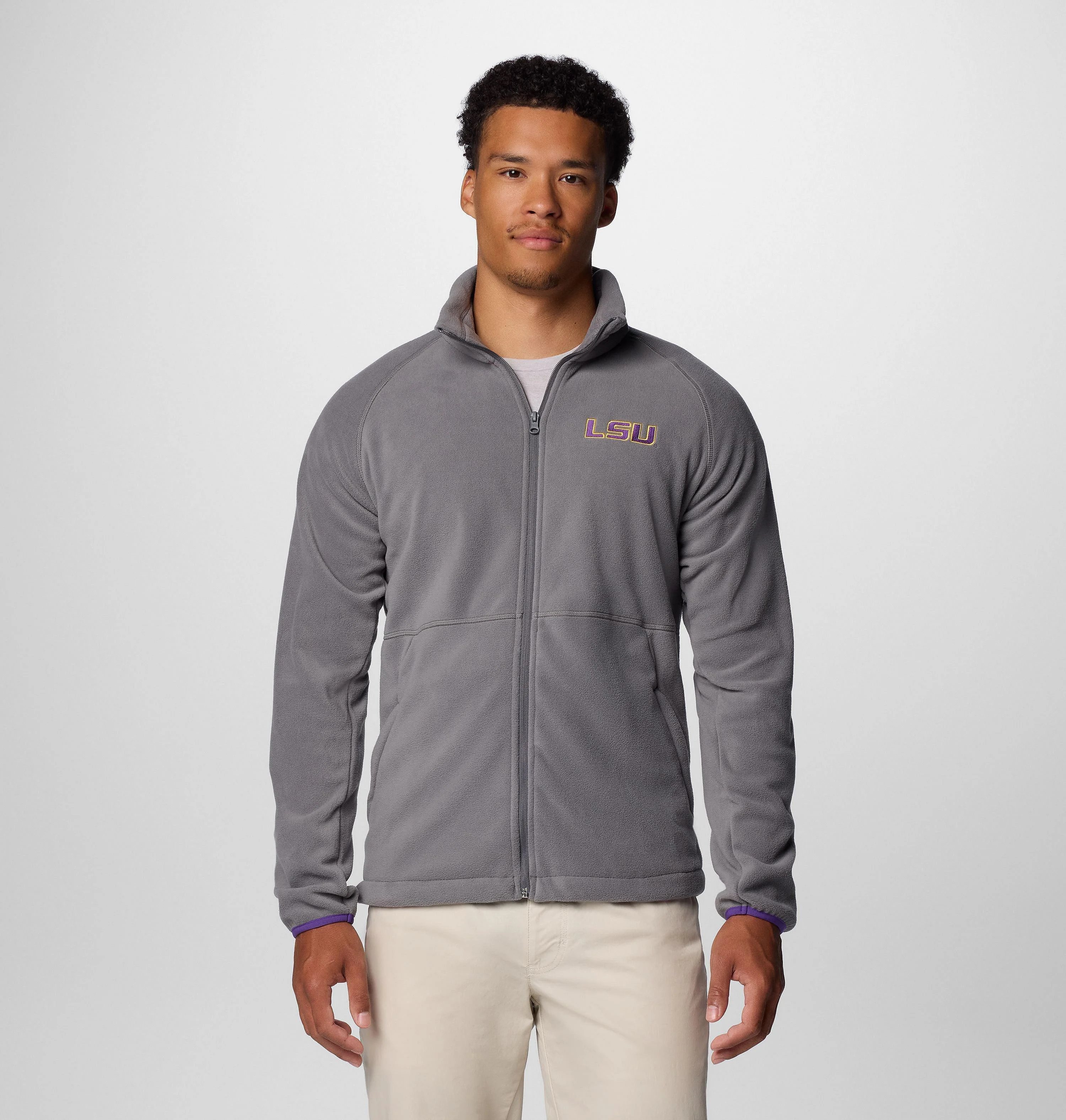 Men's Collegiate Flanker IV Fleece Jacket - LSU - 1
