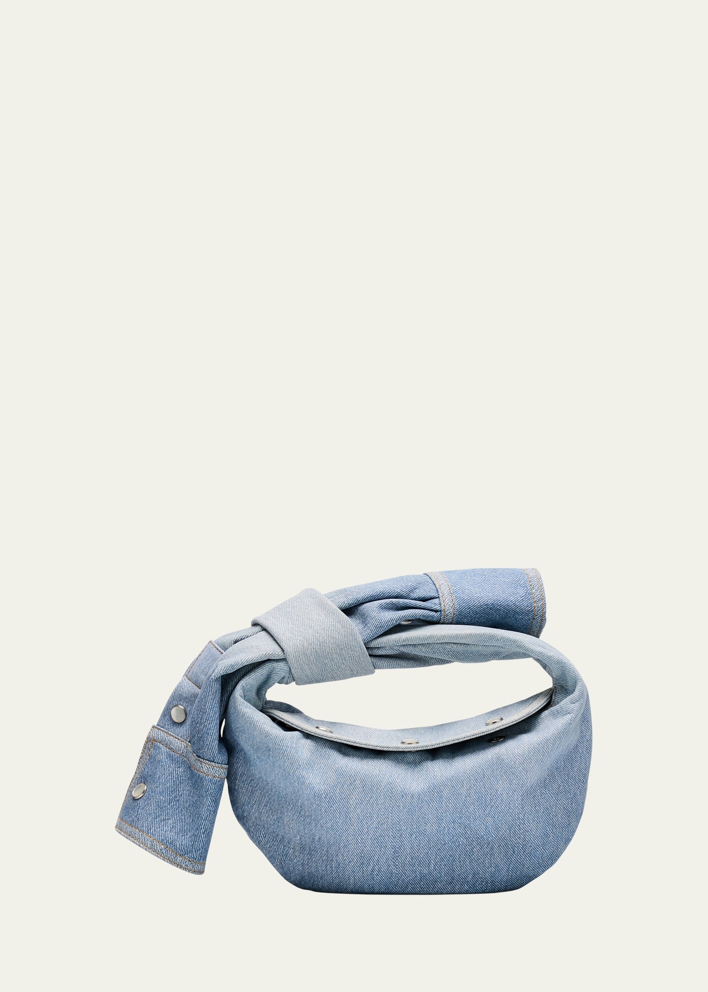 Jodie Mini Shirt Denim Top-Handle Bag - 1