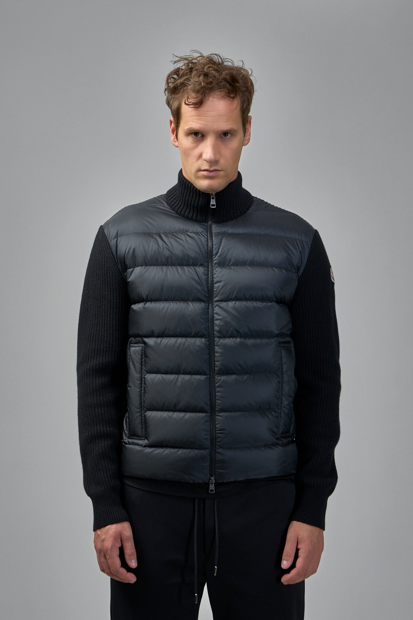 Padded Wool & Cashmere Zip-Up Cardigan - 3