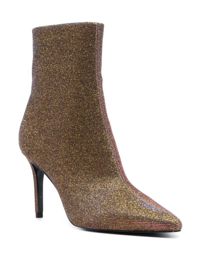 VERSACE JEANS COUTURE Scarlett 90mm metallic ankle boots outlook