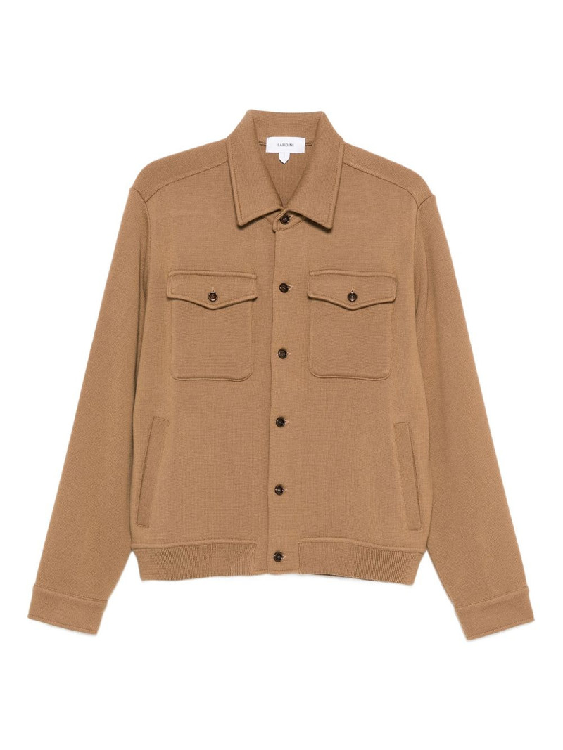 buttoned flap-pocket jacket 1