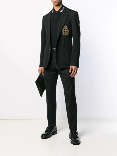 Dolce & Gabbana embroidered blazer outlook