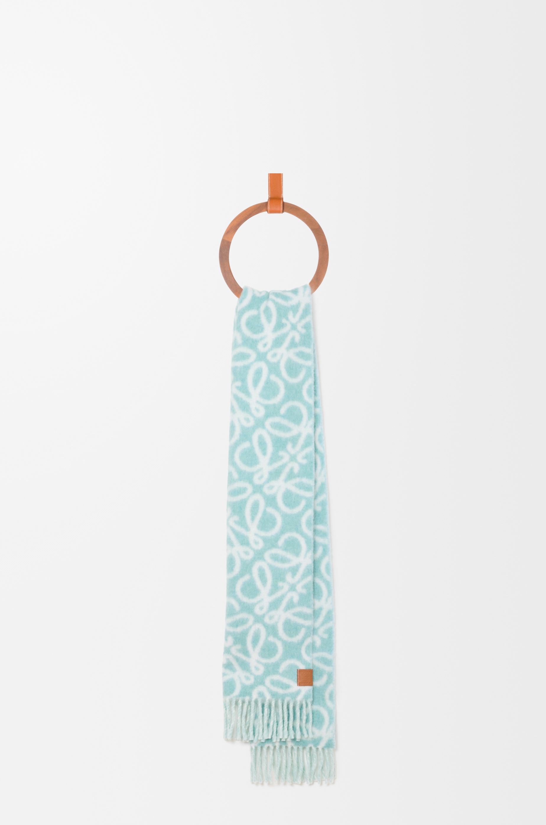 Anagram scarf in alpaca and wool blend - 3