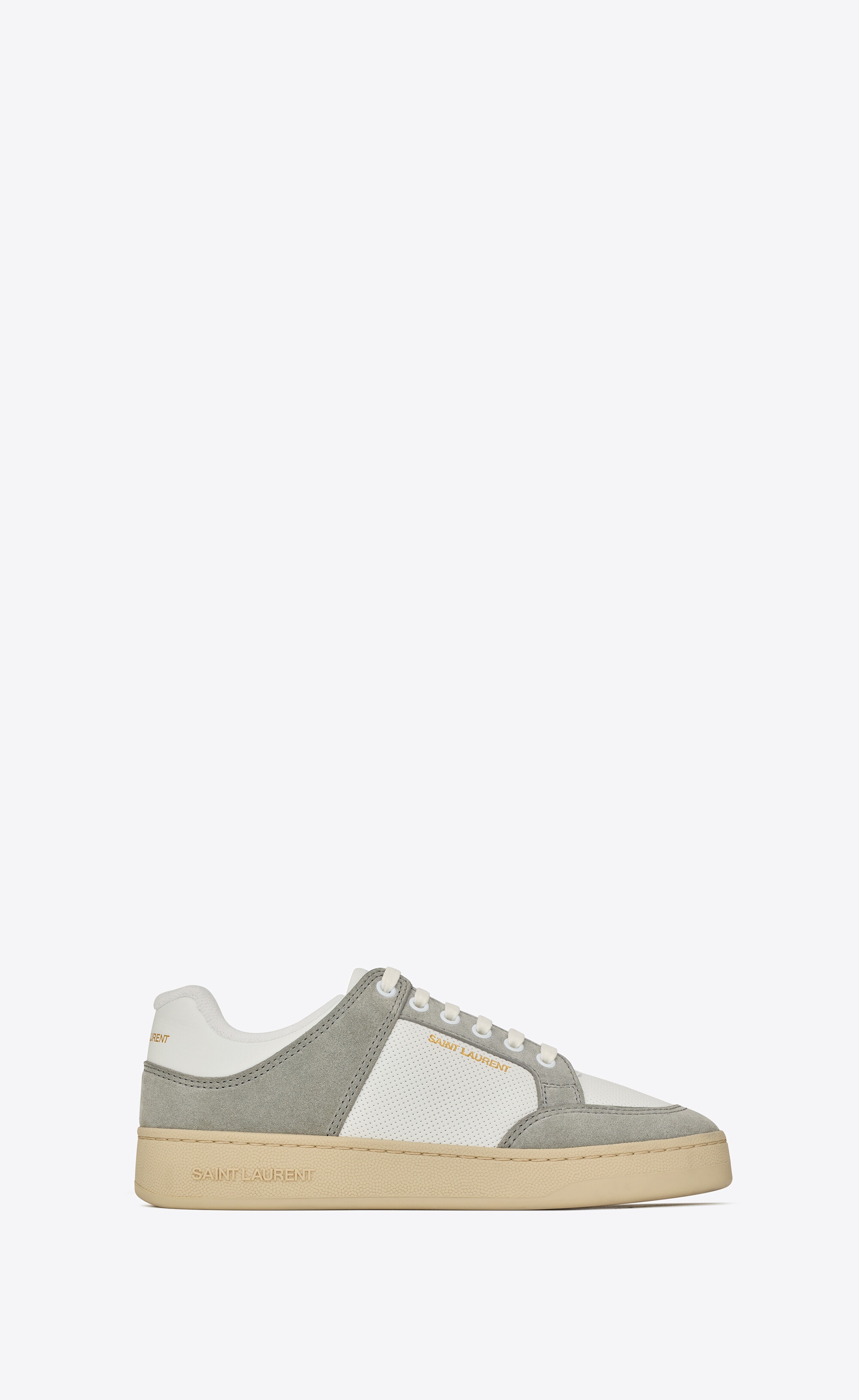 SAINT LAURENT sl/61 sneakers in leather and suede | REVERSIBLE