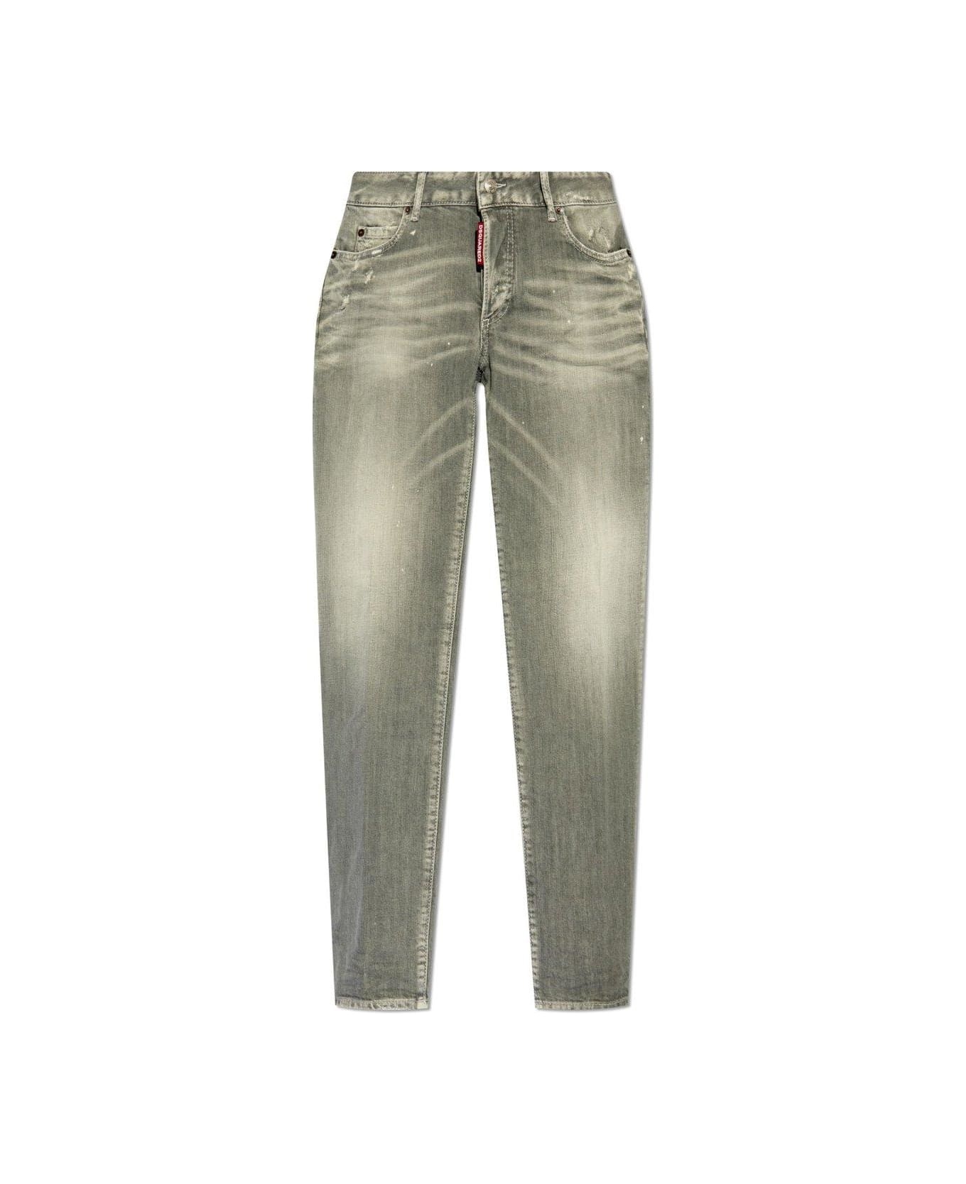 Distressed Straight-leg Jeans - 1
