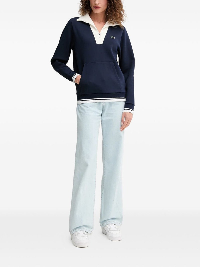 LACOSTE heritage tennis quarter-zip sweatshirt outlook