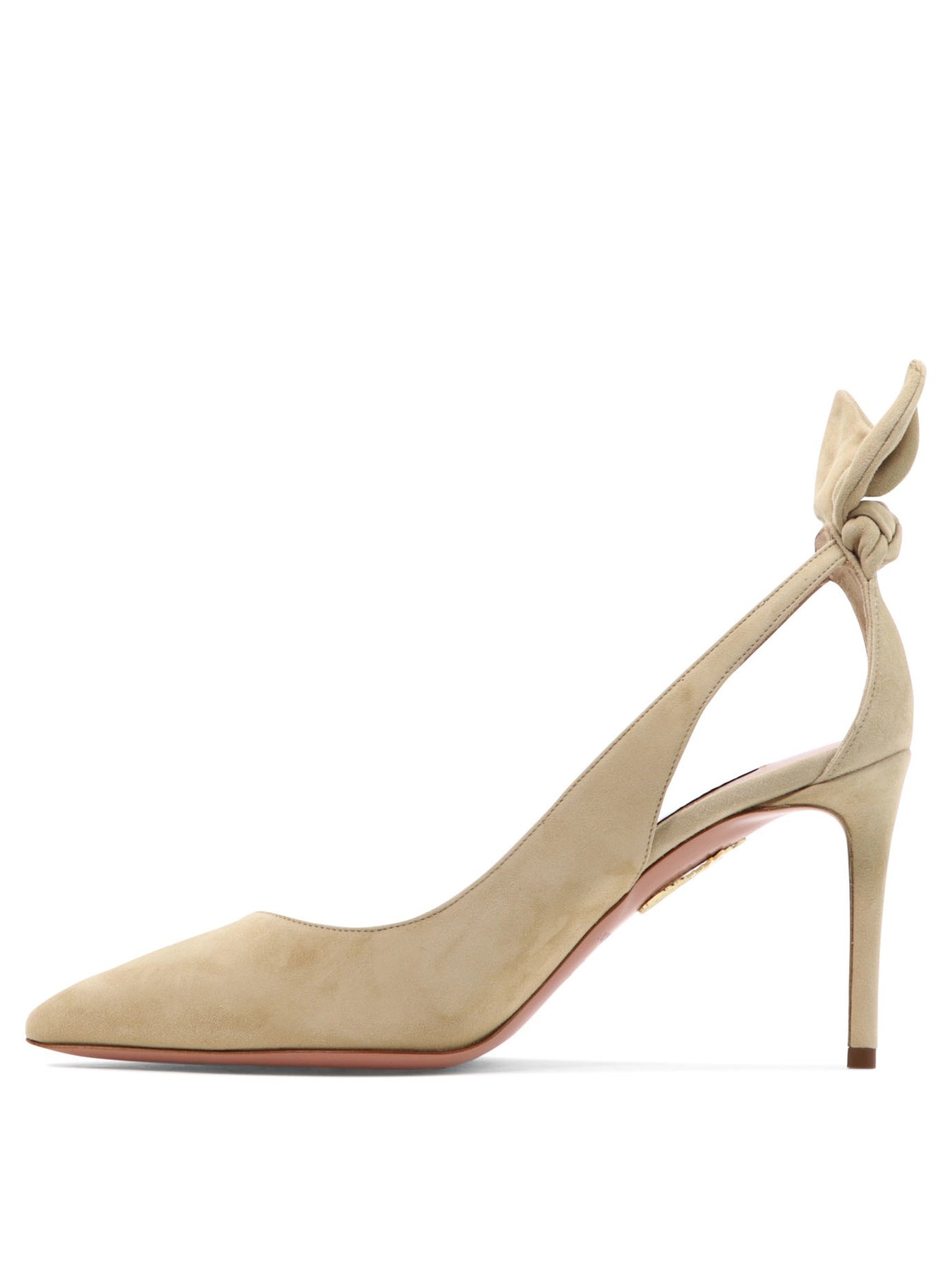 Bow Tie 85 Heeled Shoes Beige - 3