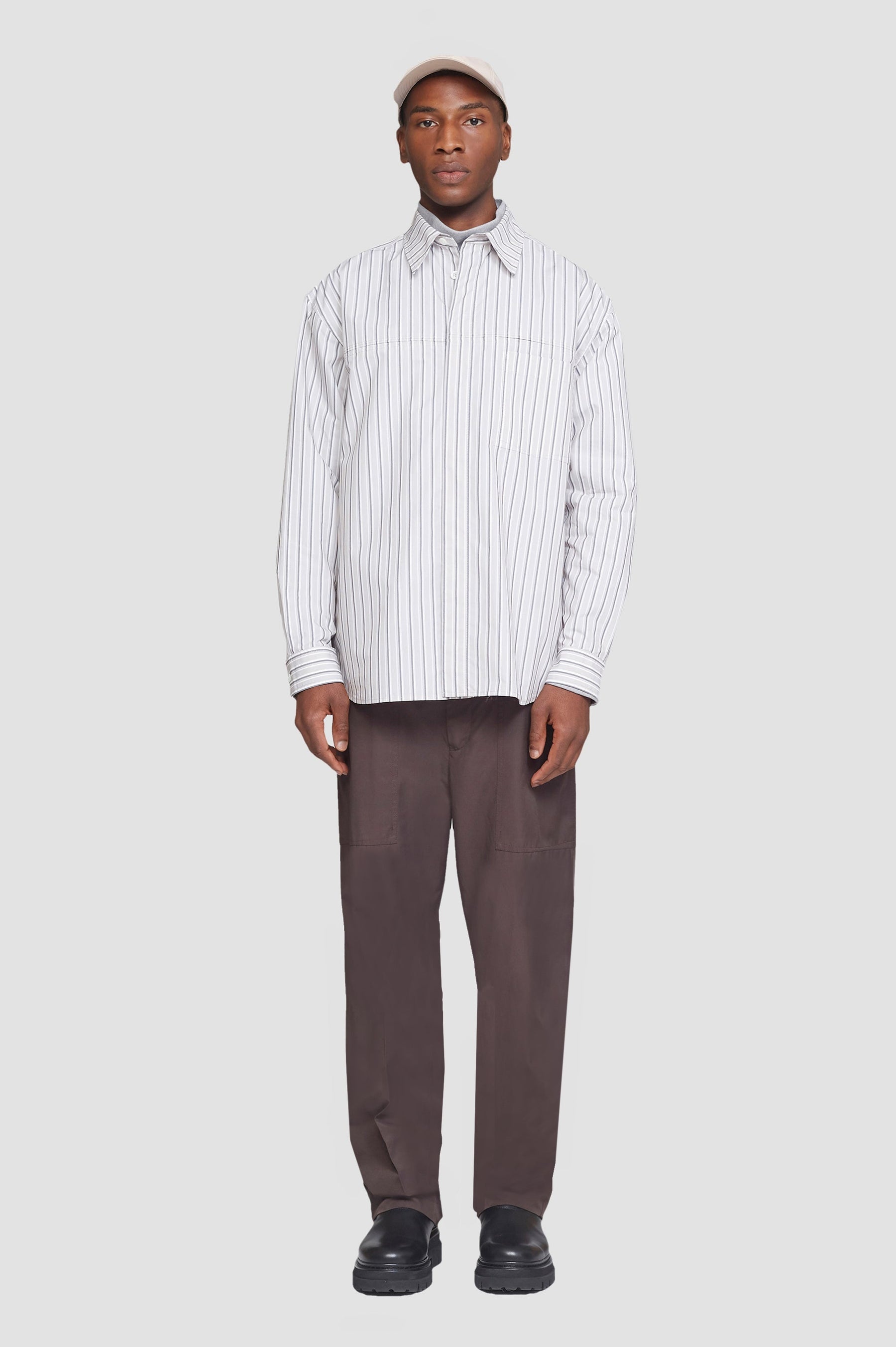 Relaxed Fit Long Sleeve Shirt - 3