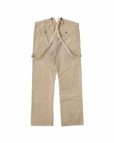 visvim TRAVAILLER BRACES PANTS DMGD BEIGE outlook