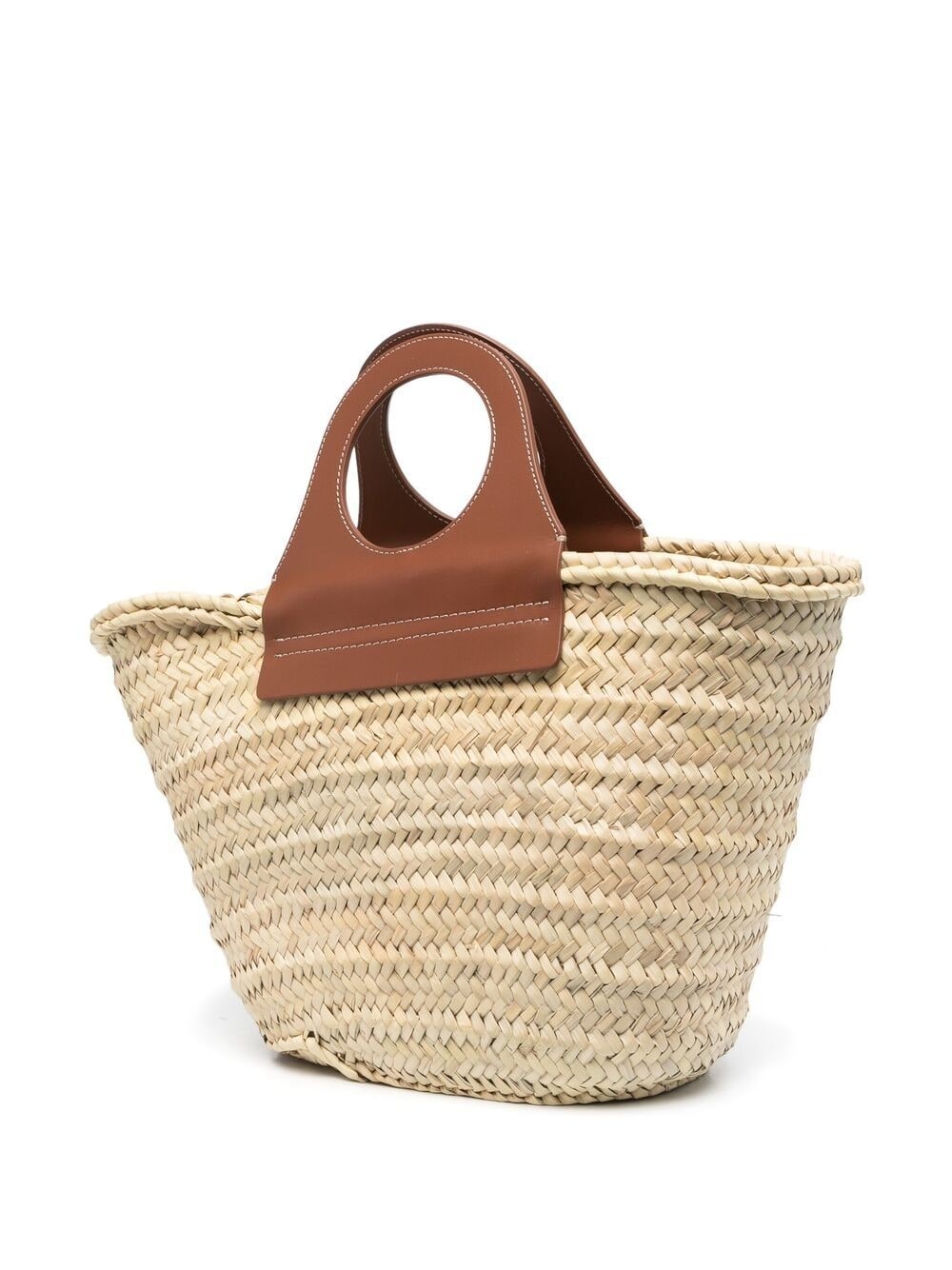 woven-straw tote bag - 3