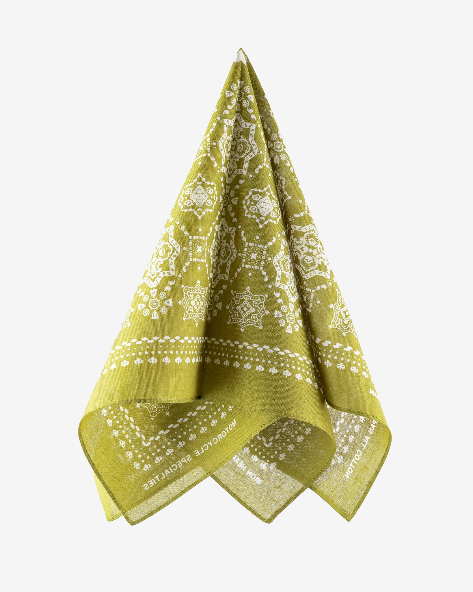 IHG-051-GRN Iron Heart “Bell” Print Bandana - Green - 2