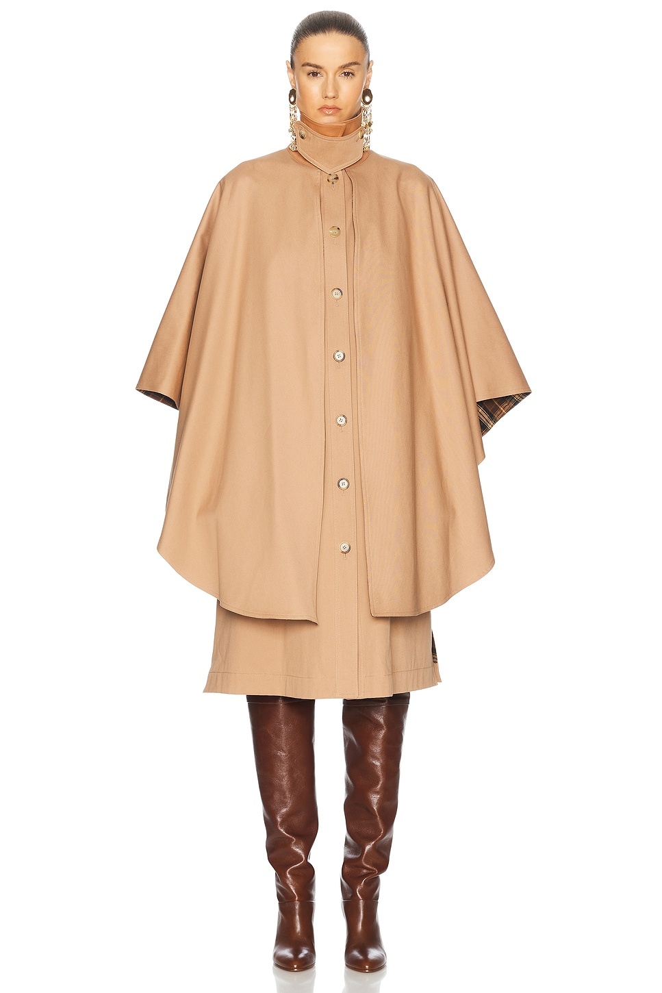 Cotton Gabardine Coat - 2