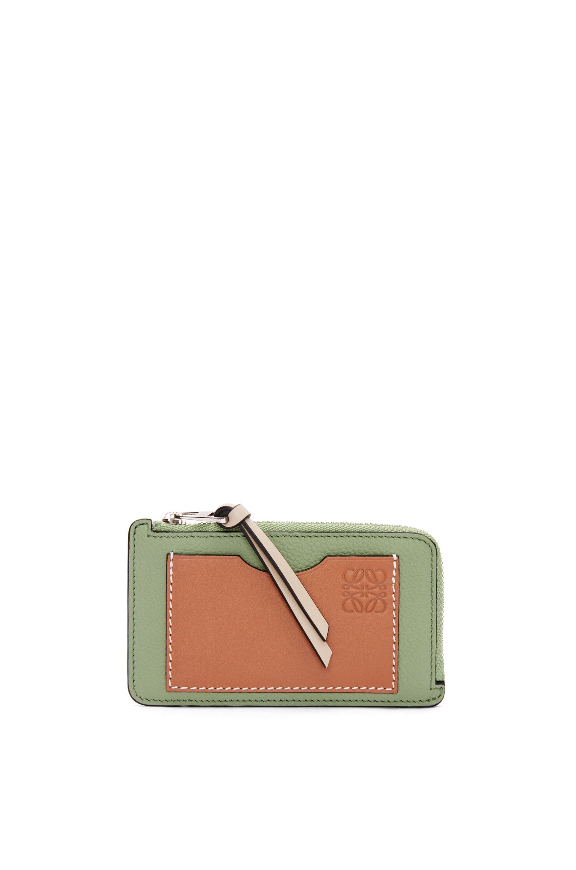 Coin cardholder in soft grained calfskin - 1