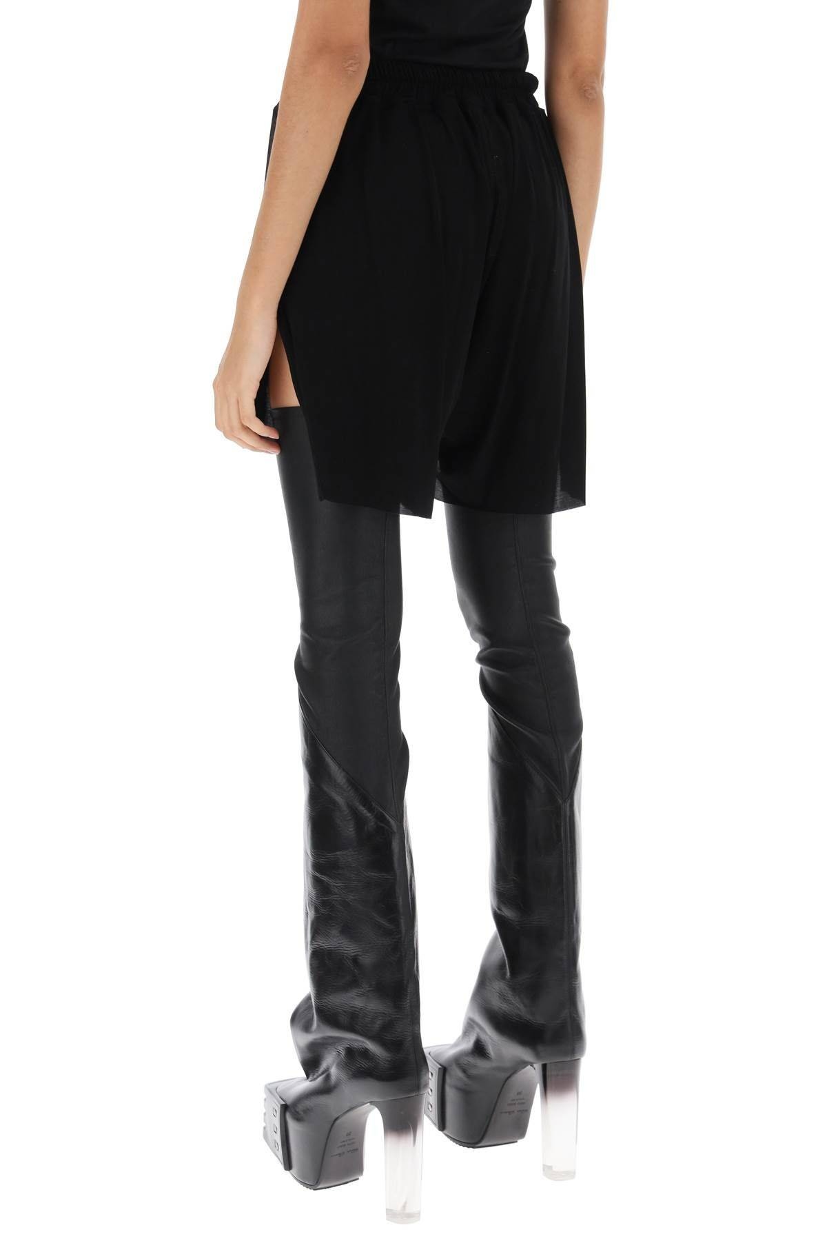 SPORTY SHORTS IN CUPRO - 4