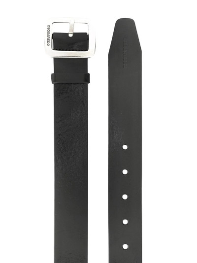 DSQUARED2 logo buckle belt outlook