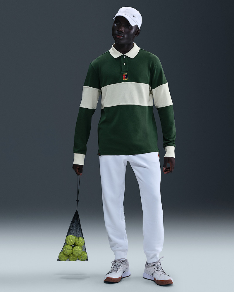NikeCourt Heritage Men's Tennis Long-Sleeve Polo 4