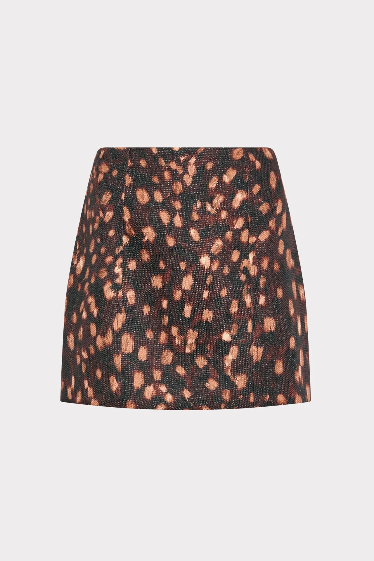 Jaylene Chevron Jacquard Mini Skirt - 1