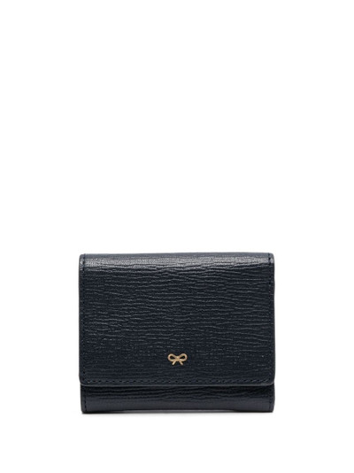 Anya Hindmarch face-motif faux-leather wallet outlook