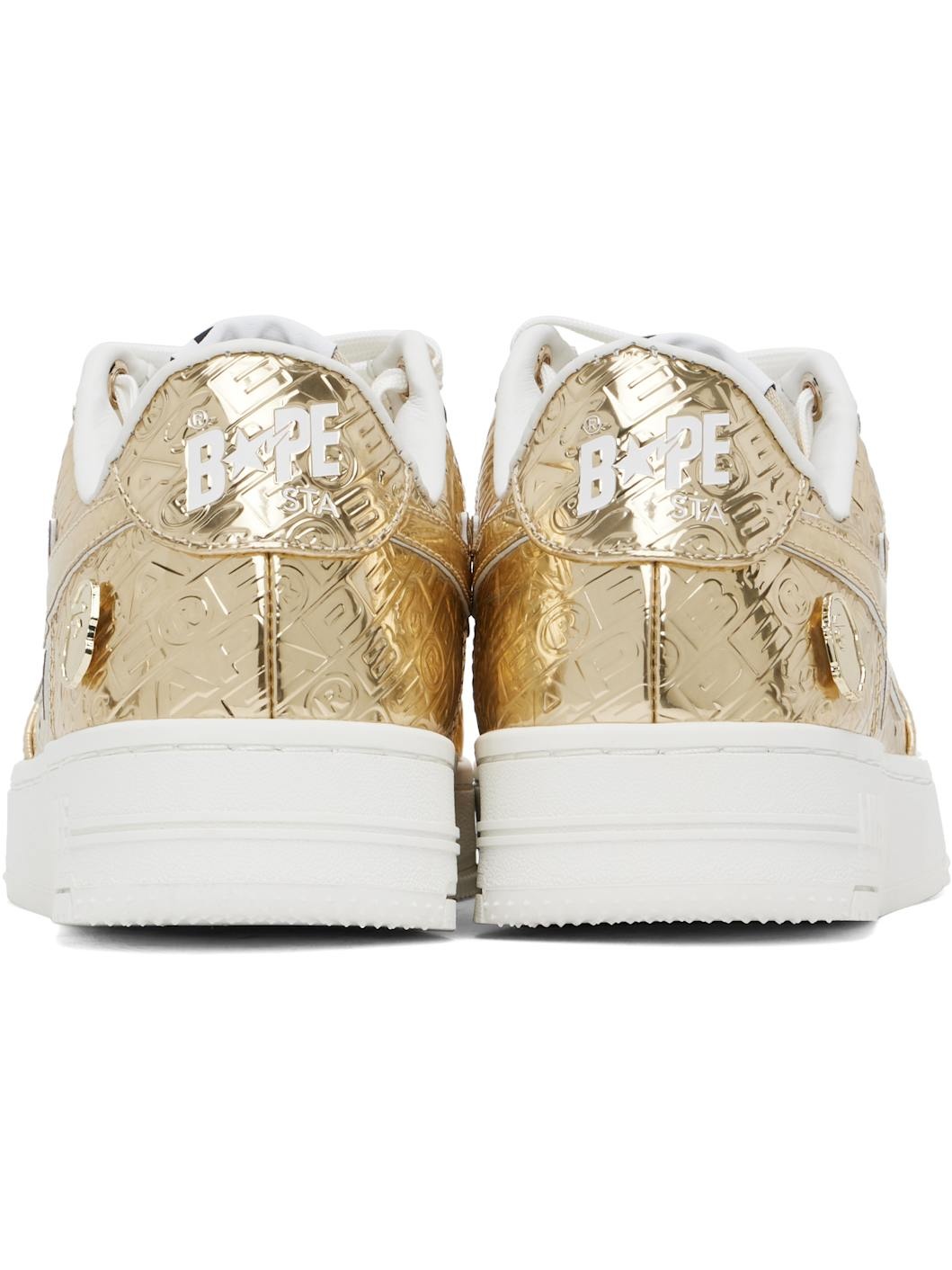 Gold  STA #5 Sneakers - 2